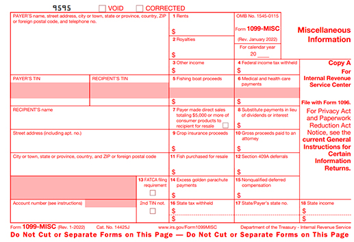 Form 1099 for Nebraska